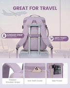 LOVEVOOK Travel Backpack for Women & Men 40L,Airline Approved Carry On Backpack Travel Essentials,TSA Carry on Luggage,Waterp