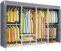 VIPEK V40C Plus Heavy Duty Clothes Rack with Upgraded Polyester Cover, Extra Large Covered Clothing Rack for Hanging Clothes 