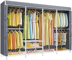 VIPEK V40C Plus Heavy Duty Clothes Rack with Upgraded Polyester Cover, Extra Large Covered Clothing Rack for Hanging Clothes 