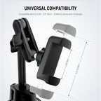 NEEWER Phone Holder for Your Car, 360° Rotating Vacuum Suction Cup Metal Cell Phone Mount Extended Magic Arm Compatible with iPhone Samsung for Windshield Skylight Navigation Video Recording, PA137