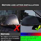YHCDSEA Rearview Mirror Guard Cover for Tesla Model Y, Side Mirror Cover Exterior Accessories fit for Model Y 2024 2023 2022 2021 (Matt Black)