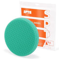 Green T120 Heavy-Cut Polishing Foam Pad, SPTA 1Pc 7.5 Inch Face for7 Inch 180mm Backing Plate Compound Buffing Sponge Pads for Car Buffer Polisher Compounding, Polishing and Waxing -FPTSS7G