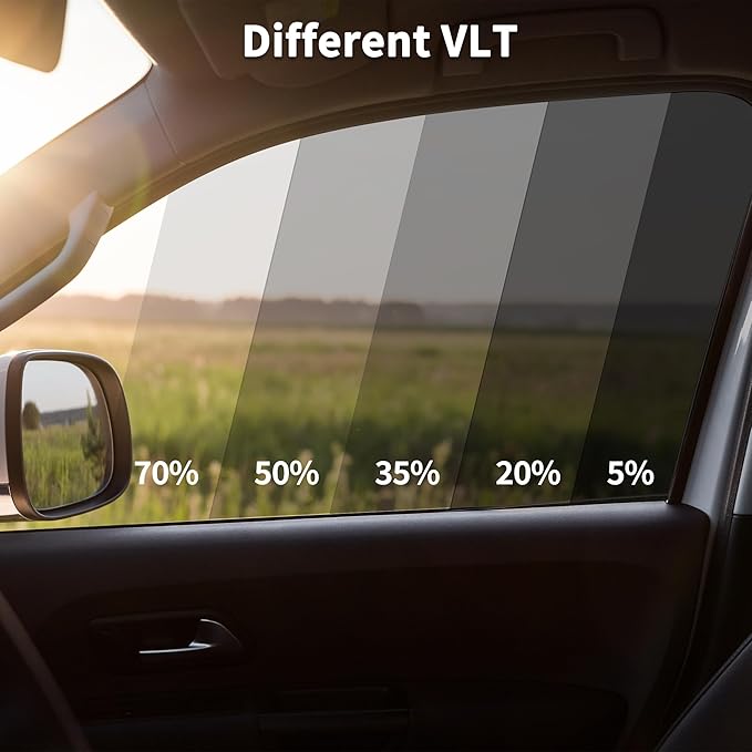 Nano Ceramic Car Window Tint Film VLT 10% IRR 87% UVR 99% Dark Green 5ft x 24inch Privacy Film 2mil PET 1 Pc