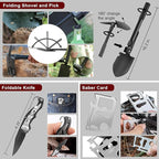 Gifts for Men Christmas - 118-in-1 Survival Kits - Military-Grade Survival Gear for Outdoor Adventures, Disaster Preparedness