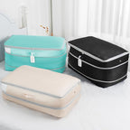 Comforter Storage Bag - Large Capacity Bedding Storage Bags Ultra Space Saving Self Compression Organizer, Washable Compressi