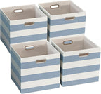 Foldable Cube Storage Bin Organizing Baskets Cubby Boxes Fabric Storage Cubes Organizer Bins with Handles for Organization Sh
