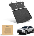 LASFIT Cargo Mats for Toyota Corolla Cross 2022-2026(Fit AWD Not Fit FWD), Custom Fit All-Weather TPE Rubber Trunk Mat for Toyota Accessories, Waterproof, Easy to Clean, Black