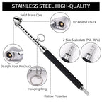 SAFELIFE Tire Pressure Gauge Dual Head Truck Tire Pressure Gauge 10-150PSI, Heavy Duty Stainless Steel Tire Gauge with Two-Sided Aluminum Scaleplate for Cars Trucks RV Van 2 Pack