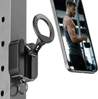A2C 3-in-1 Magnetic Phone Holder for Gym, [20x N52] Strong Magnets Attach to Metal Surface, Portable Phone Mount for Garage Gym/Travel with Tray Table Clamp, Home Gym Accessories for Men Women Gifts