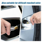 Tallew 10 Pack Dual Head Tire Pressure Gauge Heavy Duty Air Pressure Tire Gauge for Auto Truck Car RV Van Gage Range 10-150PSI, 1-10Bar (Silver)