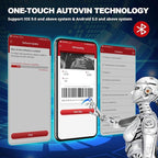 Thinkdiag2 All System Bidirectional OBD2 Diagnostic Scanner for iOS & Android, Bluetooth Scan Tool with CAN-FD Protocol,