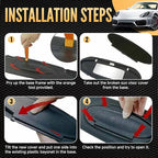 1Pcs Sun Visor Mirror Cover Replacement,Driver/Passenger Side Sunvisor Vanity Mirror Lid Caps Cover for Porsche 996/997-911 986/987 for Boxster for Cayman 1996-2010