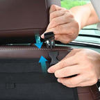 Car Seat Back Organizer, Car Back Seat Storage with Multiple Pockets, Car Seat Hanging Pocket,Front Seat Organizer Headrest Bag Compatible with Car SUVs Pickup and Truck