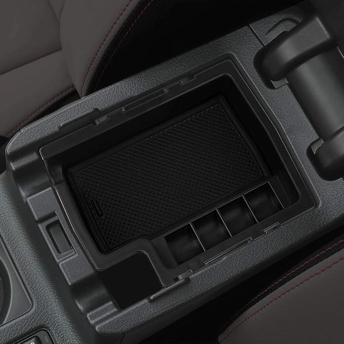 DNA MOTORING ZTL-Y-0022 Center Console Armrest Organizer Tray (for 13-17 Subaru Crosstrek), 1 Pack,Black