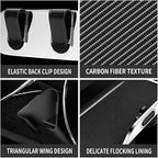 GDQ Sunglass Holder for Car Visor Clip Glasses Case Car Sunglasses Case for Car Sun Visor Glasses Storage Box Car Sunglass Holder Car Visor Accessories Universal for SUV Sedan Truck