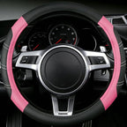 NBTEPEM Customized Auto Car Steering Wheel Cover for Honda Accord, Civic, CR-V, HR-V, Pilot, Microfiber Leather Sport Steerin