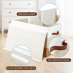Mayniu Large Toy Box Chest with Divider, Sturdy Toy Storage Bin Organizer Baskets with Lid for Kids, Boys, Girls, Nursery, Li