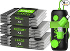 Vacuum Bags for Travel - USB Electric Pump, 9 Pack Carry-on Size Vacuum Seal Bags for Clothing - Space Saver Vacuum Storage B