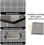 STOREONE Fabric Storage Bins Cubes Baskets Containers-(11X11X11) with Dual Handles for Shelf Closet, Nursery Home ， Bedroom O