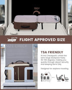 LOVEVOOK Large Travel Backpack for Women, TSA Carry on Backpack for Airplanes, 40L Personal Item Travel Bag for Women fits 17