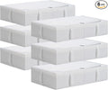 TYEERS Under Bed Storage Containers, Durable Fabric, Washable, Collapsible, Under Bed Storage Bins for Clothes, Blankets, She