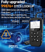 OBD2 Scanner,V880 Check Engine Light Code Reader for Cars and Trucks with Reset,Live Data,I/M Smog Test, Scan Tool Diagnostic
