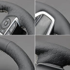 MEWANT Breathable Hand Sewn Car Steering Wheel Cover for Toyota Camry 2018-2019 / Toyota Avalon 2019 / Toyota Corolla 2019-2020 / Toyota RAV4 2019 Steering Wheel Accessories