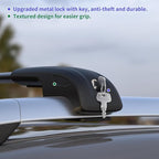 300LBS Roof Rack Cross Bars Lockable for 2013-2018 RAV4, Aluminum Car Cargo Crossbars Rooftop Luggage Kayak Bicycles Canoe Carrier