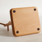 Solid Beech Wood Key Tray and Bowl for Entryway Table - Smooth Polished Branch-Shaped Organizer With Hooks for Keys, Wallet, 