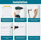 Peg Board Kit, Includes Pegboard and Accessories,with Hooks and Bins,Peg Board Wall Organizer for Office,Ornaments Display,Cr