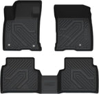 LASFIT Floor Mats for Lincoln Corsair 2020-2025 2026 (Fit Gasoline Not fit PHEV) All Weather Floor Liner for Lincoln Corsair TPE Custom Fit Car Mats Front & Rear 2 Row Mats,Black