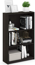 Furinno JAYA Book Shelf, 3-Tier Bookshelf, Bookcase with Adjustable Shelves, 9.5 x 24.5 x 40.3, for Organization and Storage,