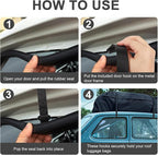 6pcs Rooftop Cargo Tie Down Hook Straps, Car Roof Cargo Carrier Door Hooks Car Door Hook Straps, Attaches to Car Door Frame, Car Door Cargo Hooks for Most Cars, Strapping Any Car Roof Luggage