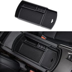 PIMCAR Center Console Organizer for Honda Accord 2018 2019 2020 2021 2022 ABS Plastic Material Armrest Box Insert Tray Pallet Accessories (NOT Fit for Manual Transmission Models) —Black