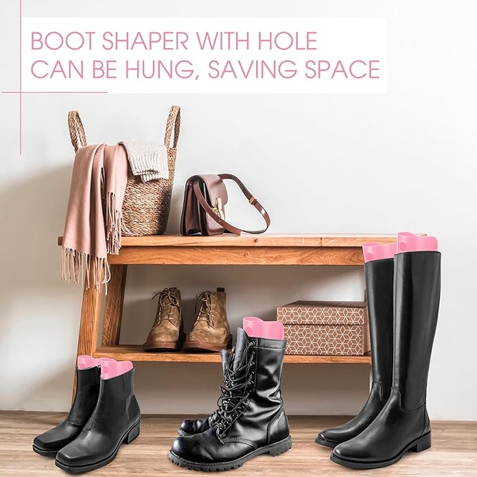 8 Packs Boot Shaper Shape Inserts Tall Boot Support for Women and Men