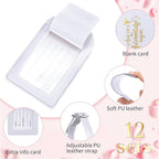 Amylove Bulk Luggage Tags Wedding Favors Adventure Begins Luggage Tags for Guests Travel Tag for Suitcase Bridal Gift 24 Pack