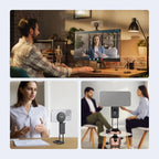 NEEWER Continuity Camera Mount for Desktop Monitor, Magnetic Tri Fold Desk Phone Webcam Holder with Arca Type Base, Compatible with MagSafe iPhone iMac Apple TV 4K Desktop Mac Laptop Samsung, SP08