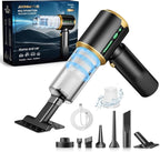 Cordless Car Vacuum Cleaner: Handheld Vacuum with 16000Pa Strong Suction, Brushless Motor & HEPA Filter, 7-in-1 Cleaning Kit,