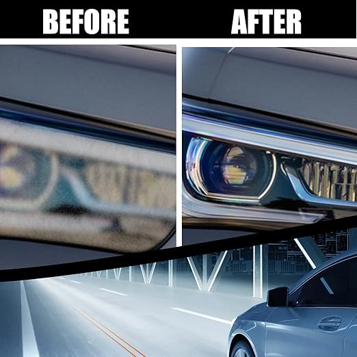 Innovative Headlight Repair Polish, Car Headlight Repair Fluid, Car Headlight Cleaner (50 ml,5 pcs) (5 PCS, 30 ML)