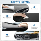 FIILINES Dash Cover for Toyota 4Runner 2003-2009, Dashboard Mat Accessories Dash Cover Sunshade Nonslip Mesh Protector No Gla