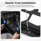 Autorder Silicone Center Console Organizer for 2023-2026 Honda CRV CR-V Accessories Seat Gap Storage Box Soft Gear Shift Panel Trim Cover