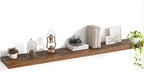 55 Inch Floating Shelves, 8 Inch Deep Floating Shelves for Wall, Hanging Shelf with Invisible Brackets, Deep Shelves for Bath
