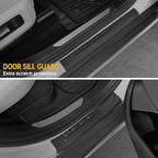 Floor Mats for BMW X5 G05 2019-2026, All Weather Floor Mats Trunk Cargo Liner with Backrest Protectors and Door Sill Guards Accessories, Full Coverage Set (Only Fit 5 Seats)