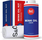 Stone and Clark Mink Oil for Leather Boot - Leather Conditioner & Protector for Boot, Belt, Saddle, Baseball Glove & Purse