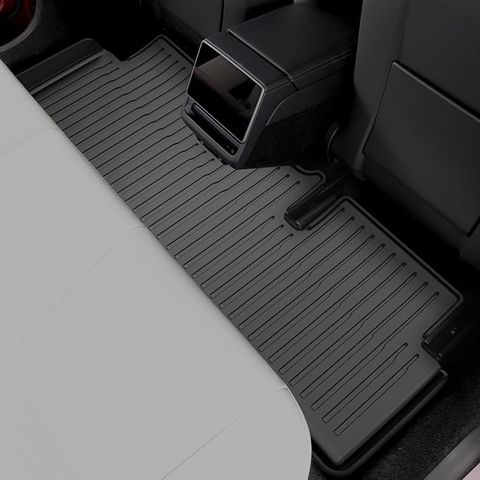 6PCS All-Weather TPE Floor Mats & Cargo Liner Set - Compatible with 2024-2026 Model 3 Highland/Standard | Custom Fit Anti-Slip Interior Protection