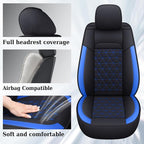 Coverado RAM Seat Cover Full Set, Leather Seat Covers Fit for Dodge RAM 1500, Truck Seat Covers Custom Fit for 2002-2025 Dodg