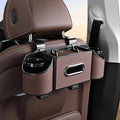 Back Seat Car Organizer,4 in 1 Multifunctional Car Back Seat Storage Box with Drink Cup Holder Tissue Box, for Hold Phone,Snacks, Drinks, Handbag