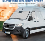 Mercedes Sprinter Sun Shade 2019-2023 | 3-Piece Van Window Covers with Thermal Insulation & UV Protection | Car Window Shades (Front Windshield & Side Covers)