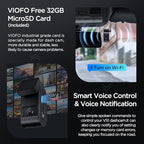 VIOFO VS1 Mini Dash Cam, 1440P/2K HDR Dashcam, STARVIS 2 Sensor, Free 32GB SD Card, 5GHz Wi-Fi Voice Control Car Dash Camera 