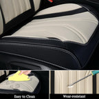 FLORICH Seat Covers for Cars, Waterproof Seat Covers, Leather Car Seat Covers 2 Pack, Universal Seat Cushion Protector for Mo